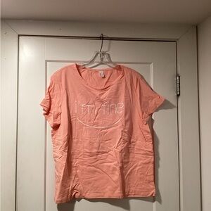 NWT Size L I’m Fine Short Set